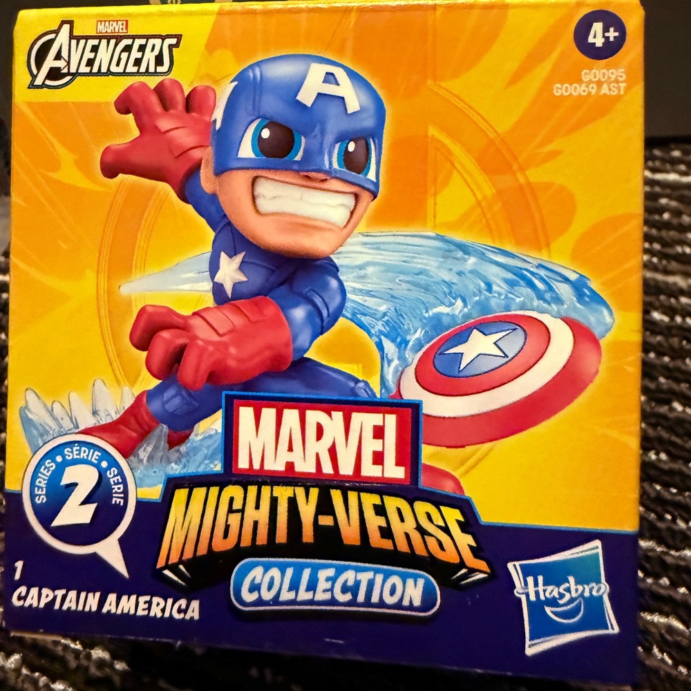Marvel Mighty-Verse Series 2 Captain America Kids OS Figure 1 New Avengers